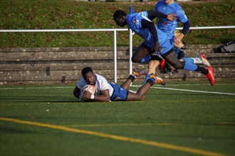 09.11.2024, Rugby 1st Bundesliga South/West, Season 2024/25, Matchday 7: TSV Handschuhsheim vs