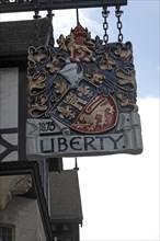 Sign Liberty shop London