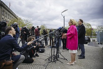 Svenja Schulze (SPD), Federal Minister for Economic Cooperation and Development, gives a statement