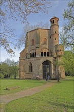 Old tower built in 994, Ottonian, landmark, Mettlach, Saarland, Germany, Europe