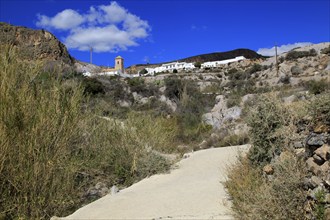 Huebro village, Sierra Alhamilla mountains, Nijar, Almeria, Spain, Europe