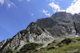 Panorama of the Wilder Kaiser (Kaiser Mountains), Tyrol