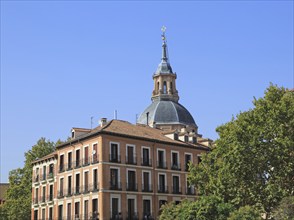 La Latina barrio, Madrid city centre, Spain dome of Real Iglesia San Andrés Apóstol church