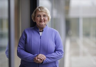 Katja Mast, First Parliamentary Secretary of the SPD parliamentary group in the Bundestag, poses