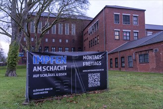 Vaccination centre at the former Schlägel & Eisen colliery, Herten, North Rhine-Westphalia,