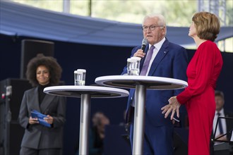 Frank-Walter Steinmeier (President of the Federal Republic of Germany) and his woman Elke