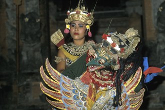 Ramajanabalett, Tänzerin und Garuda, Bali, Indonesien