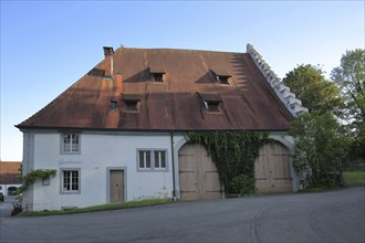 Glassblowing building, monastery, castle, Salem, Lake Constance region, Baden-Württemberg, Germany,