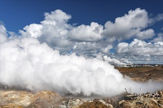 Gunnuhver high temperature area, near Grindavík, Reykjanes Peninsula, Iceland, Europe