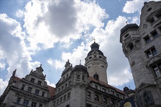 New City Hall, Leipzig, Saxony, Germany, Europe