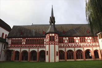 Eberbach Monastery, Erbach Monastery, former Cistercian abbey near Eltville am Rhein, Hesse,