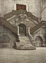 Burgos. La Catedrale Escalera Dorada, Spain, c. 1890, Historic, digitally restored reproduction