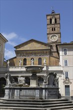 Church of Santa Maria in Piazza Santa Maria in Trastevere, Rome, Italy, Europe