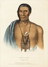 Tish-Co-Han. A Delaware Chief (1837), Native American, Historical Indian Tribes of North America,