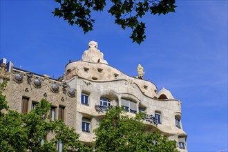 Casa Milà, Barcelona, Catalonia, Spain, Europe