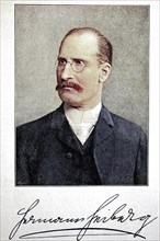 Hermann Heiberg, 17 November 1840, 16 February 1910, was a German writer, digital reproduction of