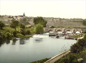 East Farleigh Lock, in der Nähe von Maidstone, England / near Maidstone, England, Historic,