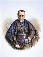 Johann Nepomuk Rotter 1807-1886), Benedictine monk, Abbot of Braunau Monastery in Bohemia,