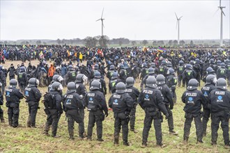 Violent clashes between thousands of demonstrators and the police, after a demonstration against