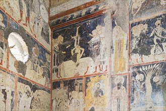 Church of St Gregory of Tigran Honents, Mural frescoes, Ani Archaeological site, Kars, Turkey, Asia