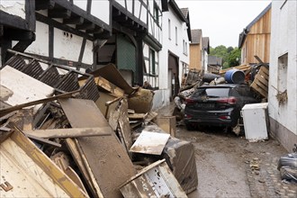 Flood in North Rhine-Westphalia, the village of Iversheim on the Erft was almost completely flooded