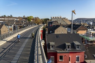 The Nordbahntrasse, a cycle path, footpath, on a former 22 km long railway line, along the