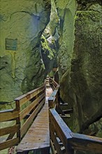 Seisenbergklamm gorge, natural monument, Pinzgau, Salzburger Land, Austria, Europe