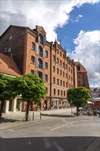 The old town of Lüneburg, Abtsmühle on the river Ilmenau, historic harbour district, Lower Saxony,