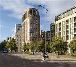 Three and Four Station Square buildings, CB1 redevelopment project, Cambridge, Cambridgeshire,