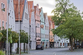 Houses at Oberer Markt in the old town centre of Weiden in der Upper Palatinate. Weiden oPf,