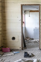 Abandoned administration building, Estancia San Gregorio, Puente Alto, Metropolitan Region, Chile,