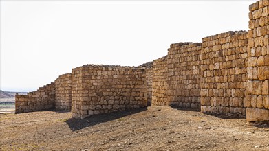 Ancient archaeological site of Sumhuram, near the city of Taqah, Dhofar Province, Arabian