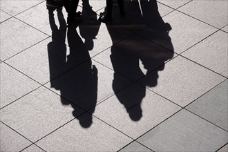 Shadows of people, Germany, Europe