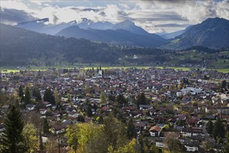 Oberstdorf, Oberallgäu, Bavaria, Germany, behind Hoher Ifen, 2230m, Gottesackerplateau, Toreck,