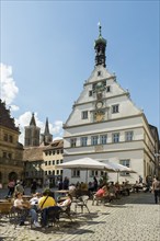 Medieval town, Rothenburg ob der Tauber, Romantic Road, Franconia, Bavaria, Germany, Europe