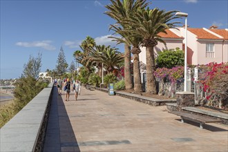 Promenade of Playa des Ingles, Gran Canaria, Canary Islands, Spain, Playa des Ingles, Gran Canaria,