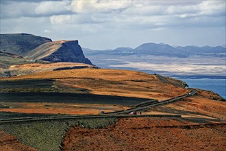 View from the Mirador del Río viewpoint designed by artist César Manrique, Lanzarote, Canary