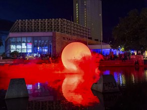 Stadthallenbrunnen, dip, Jonas Vogt The 2nd edition of Light our Vision under the motto LICHT.MACHT