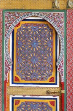 Colourful Moroccan cupboard door as texture, traditional, decorated, colourful, colourful, primary