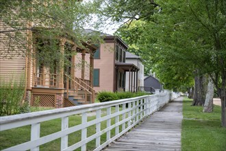 Springfield, Illinois, The Lincoln Home National Historic Site preserves the home and neighborhood