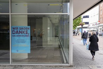 The closed branch of the Galeria Kaufhof department stores' chain in Gelsenkirchen, on