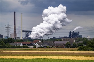 Hüttenwerke Krupp-Mannesmann, HKM in Duisburg-Hüttenheim, 2 blast furnaces, coking plant,