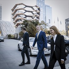 Christian Lindner (FDP), Federal Minister of Finance, photographed during a walk in New York City,