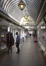 The Corridor covered shopping arcade opened in 1825, Bath, Somerset, England, United Kingdom,