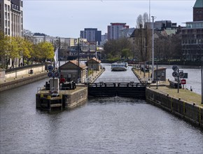 Mühlendammschleuse, Berlin-Mitte, Germany, Europe