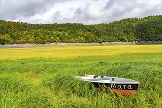 The Edersee, near Waldeck, the third largest reservoir in Germany, is currently only 13% full, the