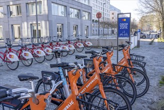 Rental station, drop zone for rental bikes, provider Donkey Republic, Velo Antwerp Place to park