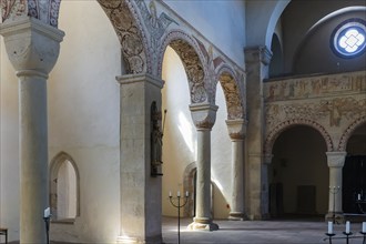 Benedictine monastery Bursfeld on the Weser near Hannoversch Münden. Bursfelde Monastery is a