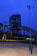 Building of the European Central Bank, ECB, on the Main in Frankfurt, Hesse, Germany, Europe