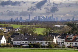 View from the village of Weilbach, a district of Flörsheim am Main in the Main-Taunus district of